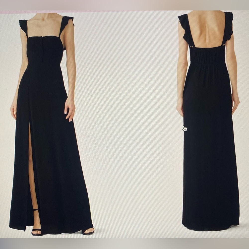 Flynn Skye Black Sleeveless Maxi Gown
